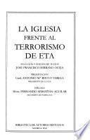Libro La Iglesia frente al terrorismo de ETA