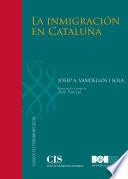Libro La inmigración en Cataluña