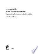 Libro La orientación en los centros educativos
