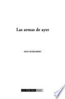 Libro Las armas de ayer
