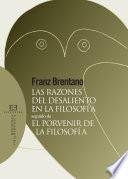 Libro Las razones del desaliento en la filosofía