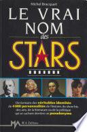 Libro Le vrai nom des stars