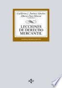 Libro Lecciones de Derecho Mercantil