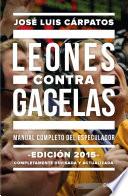 Libro Leones contra gacelas