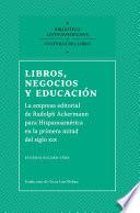 Libro Libros, negocios y educación