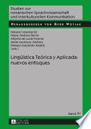 Libro Lingstica Terica y Aplicada