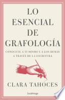 Libro Lo esencial de grafología