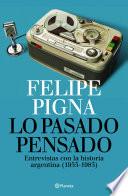Libro Lo pasado pensado