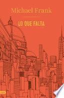 Libro Lo que falta