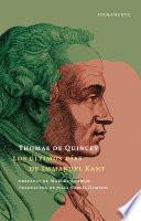 Libro Los últimos días de Immanuel Kant