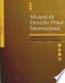 Libro Manual de derecho penal internacional