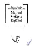 Libro Manual de sintaxis del español