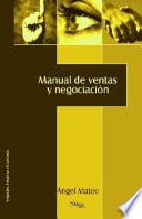 Libro Manual de ventas y negociación