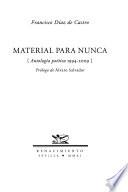 Libro Material para nunca