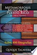 Libro Metamorfosis Musical de Puerto Rico