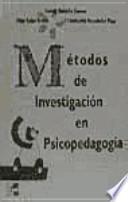 Libro Métodos de investigación en psicopedagogía