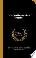 Libro Monografia Sobre Los Refranes