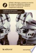 Libro Montaje y puesta en marcha de sistemas robóticos y sistemas de visión, en bienes de equipo y maquinaria industrial. FMEE0208