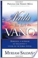 Libro Nada es en Vano