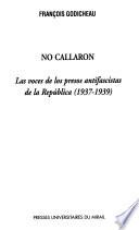 Libro No callaron
