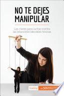 Libro No te dejes manipular