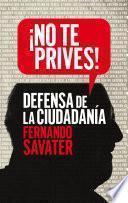 Libro ¡No te prives!