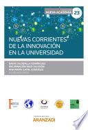 Libro Nuevas corrientes de la innovación en la Universidad