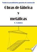 Libro Obras de fábrica y metálicas