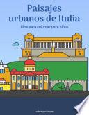 Libro Paisajes urbanos de Italia libro para colorear para niños 1