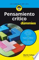 Libro Pensamiento crítico para Dummies