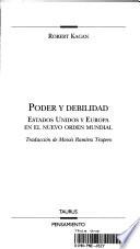 Libro Poder y Debilidad