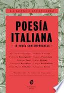 Libro Poesía italiana. La lengua incansable
