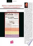 Libro Prensa y partidos políticos durante la II república