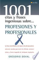 Libro Profesiones y profesionales