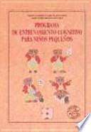 Libro Programa de entrenamiento cognitivo para niños pequeños