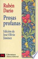 Libro Prosas profanas