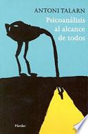 Libro Psicoanálisis al alcance de todos