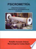 Libro Psicometría. Principios básicos y protocolos experimentales diversos
