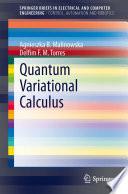 Libro Quantum Variational Calculus