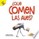 Libro ¿Qué comen las aves?