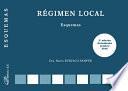 Libro Régimen Local. Esquemas.