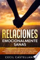 Libro Relaciones Emocionalmente Sanas