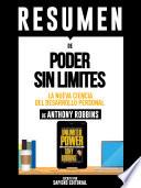 Libro Resumen De "Poder Sin Limites: La Nueva Ciencia Del Desarrollo Personal - De Anthony Robbins"
