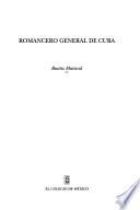 Libro Romancero general de Cuba