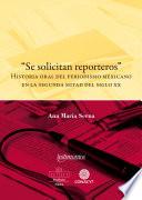 Libro "Se solicitan reporteros"