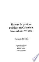 Libro Sistema de partidos políticos en Colombia