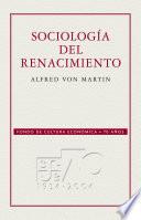 Libro Sociología del Renacimiento