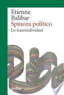 Libro Spinoza político