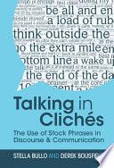 Libro Talking in Clichés