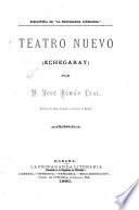 Libro Teatro nuevo (Echegaray)